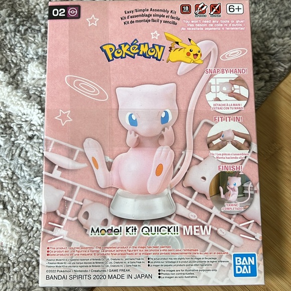 Set of 6 Pokemon Model Kits and a Pikachu 3D Puzzle - Picture 6 of 8